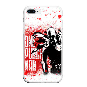 Чехол для iPhone 7Plus/8 Plus матовый с принтом ONE-PUNCH MAN в Петрозаводске, Силикон | Область печати: задняя сторона чехла, без боковых панелей | one punch man | onepunchman | oppai | saitama | ван панч мен | ванпанчмен | макото миядзаки | сайтама | человек один удар