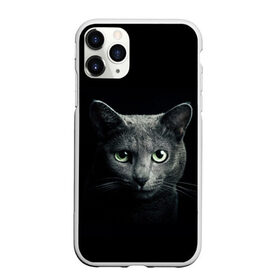 Чехол для iPhone 11 Pro Max матовый с принтом Кот в Петрозаводске, Силикон |  | Тематика изображения на принте: animal | animals | beast | black | cat | kitten | британец | британка | животное | животные | зверек | зверь | кот | котейка | котенок | котики | котэ | кошка | кошки | черная