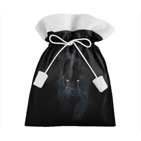 Подарочный 3D мешок с принтом Пантера в Петрозаводске, 100% полиэстер | Размер: 29*39 см | Тематика изображения на принте: animal | animals | beast | black | cat | kitten | phanter | животное | животные | зверек | зверь | кот | котики | кошка | кошки | пантера | черная