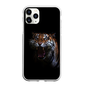 Чехол для iPhone 11 Pro Max матовый с принтом Тигр в Петрозаводске, Силикон |  | Тематика изображения на принте: animal | animals | beast | black | cat | kitten | tiger | животное | животные | зверек | зверь | кот | котики | кошка | кошки | тигр | черная