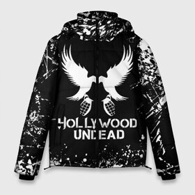 Мужская зимняя куртка 3D с принтом Hollywood Undead в Петрозаводске, верх — 100% полиэстер; подкладка — 100% полиэстер; утеплитель — 100% полиэстер | длина ниже бедра, свободный силуэт Оверсайз. Есть воротник-стойка, отстегивающийся капюшон и ветрозащитная планка. 

Боковые карманы с листочкой на кнопках и внутренний карман на молнии. | charlie scene | danny | funny man | hollywood | hollywood undead | j dog | johnny 3 tears | undead | андед | голивуд | голливудская нежить | группа | кранккор | метал | нежить | реп | рок | рэп | рэпкор
