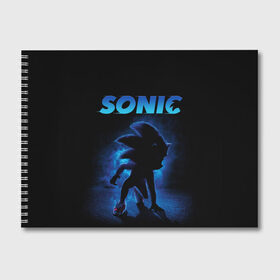 Альбом для рисования с принтом SONIC в Петрозаводске, 100% бумага
 | матовая бумага, плотность 200 мг. | Тематика изображения на принте: amy rose | blaze the cat | hedgehog | sega | silver | sonic | доктор эггман | ёж соник | ехидна наклз | кошка блейз | метал соник | сега | сильвер | соник