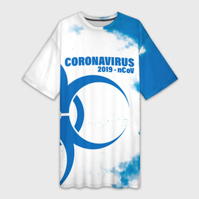 Платье-футболка 3D с принтом Coronavirus 2019   nCoV в Петрозаводске,  |  | 2019   ncov | coronavirus | covid | covid 19 | ncov | virus | арт | биологическая опасность | болезнь | вирус | знак | карантин | корона | коронавирус | короновирус | мем | мой руки | оставайся дома | пандемия | помой руки