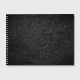 Альбом для рисования с принтом BLACK GRUNGE в Петрозаводске, 100% бумага
 | матовая бумага, плотность 200 мг. | abstract | geometry | geometry stripes | grunge | texture | абстракция | геометрические полосы | геометрия | гранж | текстура