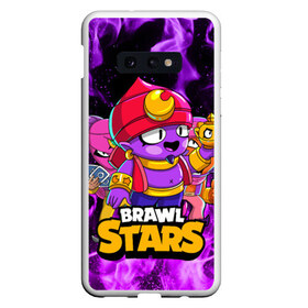 Чехол для Samsung S10E с принтом BRAWL STARS GENE в Петрозаводске, Силикон | Область печати: задняя сторона чехла, без боковых панелей | brawl stars | brawl stars gene | brawler | gene | sandy | tara | бравл старз | бравлер | джин | игры | сэнди | тара