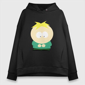 Женское худи Oversize хлопок с принтом South Park Баттерс в Петрозаводске, френч-терри — 70% хлопок, 30% полиэстер. Мягкий теплый начес внутри —100% хлопок | боковые карманы, эластичные манжеты и нижняя кромка, капюшон на магнитной кнопке | south park | айзек хейз | дженнифер хауэлл | джон хэнсен | мона маршалл | мультик | мэри бергман | мэтт стоун | саус парк | трей паркер | эдриен бирд | эйприл стюарт | элиза шнайдер