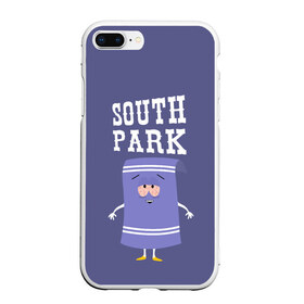 Чехол для iPhone 7Plus/8 Plus матовый с принтом South Park Полотенчико в Петрозаводске, Силикон | Область печати: задняя сторона чехла, без боковых панелей | Тематика изображения на принте: south park | баттерс | кайл | кени | кеннет | кенни | мультик | саус парк | стэнли | эрик | южный парк