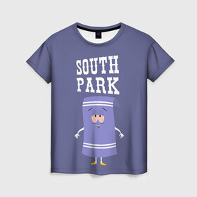 Женская футболка 3D с принтом South Park Полотенчико в Петрозаводске, 100% полиэфир ( синтетическое хлопкоподобное полотно) | прямой крой, круглый вырез горловины, длина до линии бедер | south park | баттерс | кайл | кени | кеннет | кенни | мультик | саус парк | стэнли | эрик | южный парк