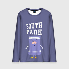 Мужской лонгслив 3D с принтом South Park Полотенчико в Петрозаводске, 100% полиэстер | длинные рукава, круглый вырез горловины, полуприлегающий силуэт | south park | баттерс | кайл | кени | кеннет | кенни | мультик | саус парк | стэнли | эрик | южный парк