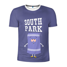 Мужская футболка 3D спортивная с принтом South Park Полотенчико в Петрозаводске, 100% полиэстер с улучшенными характеристиками | приталенный силуэт, круглая горловина, широкие плечи, сужается к линии бедра | south park | баттерс | кайл | кени | кеннет | кенни | мультик | саус парк | стэнли | эрик | южный парк