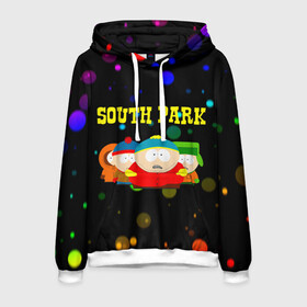 Мужская толстовка 3D с принтом South Park в Петрозаводске, 100% полиэстер | двухслойный капюшон со шнурком для регулировки, мягкие манжеты на рукавах и по низу толстовки, спереди карман-кенгуру с мягким внутренним слоем. | south park | американская культура | американский мультсериал | колорадо | пародия | саус парк | саут парк | черный юмор | четыре мальчика | шоу | южный парк