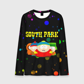Мужской лонгслив 3D с принтом South Park. в Петрозаводске, 100% полиэстер | длинные рукава, круглый вырез горловины, полуприлегающий силуэт | south park | американская культура | американский мультсериал | колорадо | пародия | саус парк | саут парк | черный юмор | четыре мальчика | шоу | южный парк