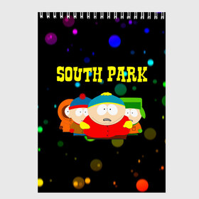 Скетчбук с принтом South Park в Петрозаводске, 100% бумага
 | 48 листов, плотность листов — 100 г/м2, плотность картонной обложки — 250 г/м2. Листы скреплены сверху удобной пружинной спиралью | south park | американская культура | американский мультсериал | колорадо | пародия | саус парк | саут парк | черный юмор | четыре мальчика | шоу | южный парк