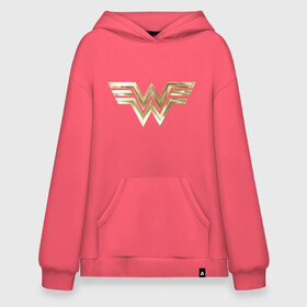 Худи SuperOversize хлопок с принтом Wonder Woman logo в Петрозаводске, 70% хлопок, 30% полиэстер, мягкий начес внутри | карман-кенгуру, эластичная резинка на манжетах и по нижней кромке, двухслойный капюшон
 | 1984 | cheetah | dc comics | diana prince | wonder women | ww84 | антиопа | вандер вумен | галь гадот | гепарда | диана принс | стив тревор | чудо женщина