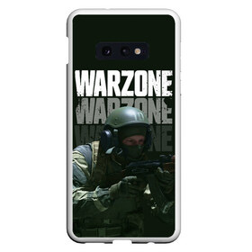 Чехол для Samsung S10E с принтом Warzone в Петрозаводске, Силикон | Область печати: задняя сторона чехла, без боковых панелей | call of duty | call of duty modern warfare | ghost | modern warfare | warzone | warzone call of duty | гоуст | кол оф дьюти | колда