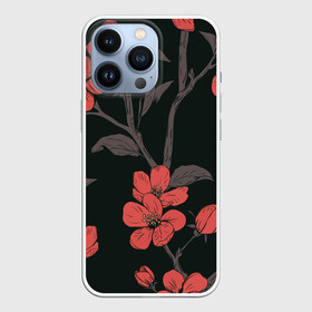 Чехол для iPhone 13 Pro с принтом САКУРА | SAKURA в Петрозаводске,  |  | chery | flowers | japan | sakura | вишня | растения | сакура | цветы | цветы сакуры | япония