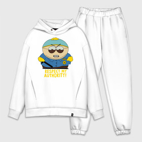 Мужской костюм хлопок OVERSIZE с принтом South Park, Эрик Картман в Петрозаводске,  |  | eric cartman | respect my authority | south park | эрик картман | южный парк