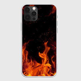 Чехол для iPhone 12 Pro Max с принтом ОГОНЬ | FIRE в Петрозаводске, Силикон |  | abstraction | fire | flame | geometry | hexagon | neon | paints | stripes | texture | triangle | абстракция | брызги | геометрия | краски | неон | неоновый | огонь | соты | текстура