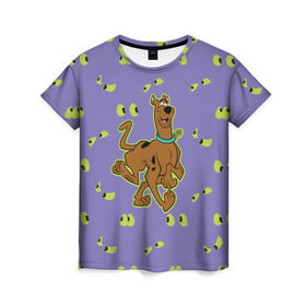 Женская футболка 3D с принтом Scooby-Doo в Петрозаводске, 100% полиэфир ( синтетическое хлопкоподобное полотно) | прямой крой, круглый вырез горловины, длина до линии бедер | scooby doo | vdosadir | скуберт фон дуенхеймер | скуби ду | собака | уильям ханна