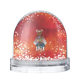 Снежный шар с принтом Apex Legends. Lifeline в Петрозаводске, Пластик | Изображение внутри шара печатается на глянцевой фотобумаге с двух сторон | 