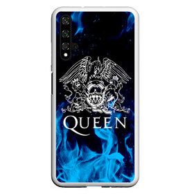 Чехол для Honor 20 с принтом QUEEN в Петрозаводске, Силикон | Область печати: задняя сторона чехла, без боковых панелей | Тематика изображения на принте: queen | rock | we will rock you | брайан мэи | группа queen | группа квин | джон дикон | квин | королева | король | роджер тейлор | рок | фредди меркьюри