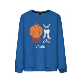 Мужской свитшот хлопок с принтом Velma в Петрозаводске, 100% хлопок |  | scooby doo | vdosadir | velma dinkle | велма динкли | скуби ду | уильям ханна