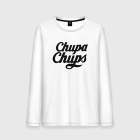 Мужской лонгслив хлопок с принтом Chupa-Chups Logo в Петрозаводске, 100% хлопок |  | chupa chups | confectus | confetto | бренд | конфета | сладкое | сладость | сосалка | соска | чупа | чупа чупс | чупс