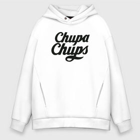 Мужское худи Oversize хлопок с принтом Chupa-Chups Logo в Петрозаводске, френч-терри — 70% хлопок, 30% полиэстер. Мягкий теплый начес внутри —100% хлопок | боковые карманы, эластичные манжеты и нижняя кромка, капюшон на магнитной кнопке | Тематика изображения на принте: chupa chups | confectus | confetto | бренд | конфета | сладкое | сладость | сосалка | соска | чупа | чупа чупс | чупс