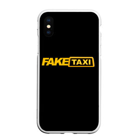 Чехол для iPhone XS Max матовый с принтом Fake Taxi в Петрозаводске, Силикон | Область печати: задняя сторона чехла, без боковых панелей | Тематика изображения на принте: fake taxi | faketaxi | taxi | такси | таксист | фейк такси | фейковое такси | фейктакси