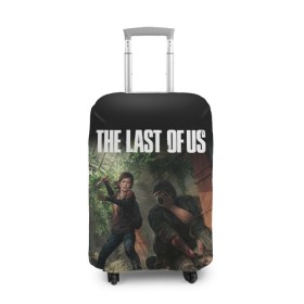 Чехол для чемодана 3D с принтом THE LAST OF US в Петрозаводске, 86% полиэфир, 14% спандекс | двустороннее нанесение принта, прорези для ручек и колес | cicadas | fireflies | naughty dog | the last of us | the last of us part 2 | джоэл | последние из нас | цикады | элли