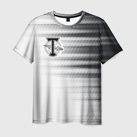 Мужская футболка 3D с принтом Торпедо в Петрозаводске, 100% полиэфир | прямой крой, круглый вырез горловины, длина до линии бедер | Тематика изображения на принте: белое | пфл | рфпл | торпедо | форма | футбол | чёрное