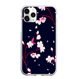 Чехол для iPhone 11 Pro Max матовый с принтом Сакура в Петрозаводске, Силикон |  | cherry | flowers | japan | sakura | spring | весна | вишня | дерево | сакура | цветы | япония