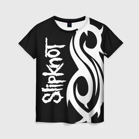 Женская футболка 3D с принтом Slipknot (6) в Петрозаводске, 100% полиэфир ( синтетическое хлопкоподобное полотно) | прямой крой, круглый вырез горловины, длина до линии бедер | devil | metal | music | rock | satana | slipknot | дьявол | метал | музыка | рок | сатана | слипкнот