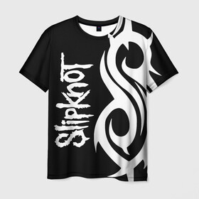 Мужская футболка 3D с принтом Slipknot (6) в Петрозаводске, 100% полиэфир | прямой крой, круглый вырез горловины, длина до линии бедер | devil | metal | music | rock | satana | slipknot | дьявол | метал | музыка | рок | сатана | слипкнот