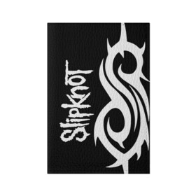 Обложка для паспорта матовая кожа с принтом Slipknot (6) в Петрозаводске, натуральная матовая кожа | размер 19,3 х 13,7 см; прозрачные пластиковые крепления | devil | metal | music | rock | satana | slipknot | дьявол | метал | музыка | рок | сатана | слипкнот