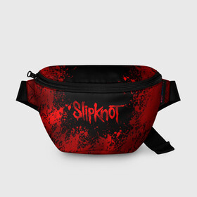 Поясная сумка 3D с принтом Slipknot (9) в Петрозаводске, 100% полиэстер | плотная ткань, ремень с регулируемой длиной, внутри несколько карманов для мелочей, основное отделение и карман с обратной стороны сумки застегиваются на молнию | devil | metal | music | rock | satana | slipknot | дьявол | метал | музыка | рок | сатана | слипкнот