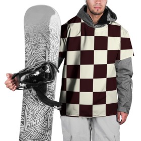 Накидка на куртку 3D с принтом Шахматка в Петрозаводске, 100% полиэстер |  | квадраты | текстуры | узор шахматка | узоры | чб | чб квадраты | чб узор | шахматка | шахматная доска | шахматы
