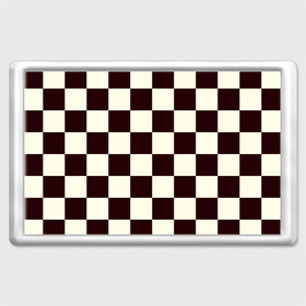 Магнит 45*70 с принтом Шахматка в Петрозаводске, Пластик | Размер: 78*52 мм; Размер печати: 70*45 | Тематика изображения на принте: квадраты | текстуры | узор шахматка | узоры | чб | чб квадраты | чб узор | шахматка | шахматная доска | шахматы