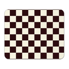 Коврик для мышки прямоугольный с принтом Шахматка в Петрозаводске, натуральный каучук | размер 230 х 185 мм; запечатка лицевой стороны | квадраты | текстуры | узор шахматка | узоры | чб | чб квадраты | чб узор | шахматка | шахматная доска | шахматы