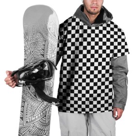 Накидка на куртку 3D с принтом Шахматка мелкая в Петрозаводске, 100% полиэстер |  | квадраты | мелкая шахматка | текстуры | узор шахматка | узоры | чб | чб квадраты | чб узор | шахматка | шахматная доска | шахматы