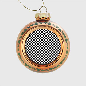 Стеклянный ёлочный шар с принтом Шахматка мелкая в Петрозаводске, Стекло | Диаметр: 80 мм | квадраты | мелкая шахматка | текстуры | узор шахматка | узоры | чб | чб квадраты | чб узор | шахматка | шахматная доска | шахматы