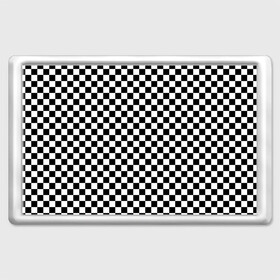 Магнит 45*70 с принтом Шахматка мелкая в Петрозаводске, Пластик | Размер: 78*52 мм; Размер печати: 70*45 | квадраты | мелкая шахматка | текстуры | узор шахматка | узоры | чб | чб квадраты | чб узор | шахматка | шахматная доска | шахматы