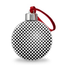 Ёлочный шар с принтом Шахматка мелкая в Петрозаводске, Пластик | Диаметр: 77 мм | квадраты | мелкая шахматка | текстуры | узор шахматка | узоры | чб | чб квадраты | чб узор | шахматка | шахматная доска | шахматы