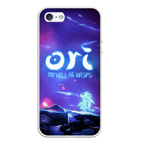 Чехол для iPhone 5/5S матовый с принтом Ori and the Will of the Wisps в Петрозаводске, Силикон | Область печати: задняя сторона чехла, без боковых панелей | ori | ori and the will of the wisps | игра | игры | ори | ори 2 | платформер