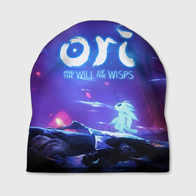 Шапка 3D с принтом Ori and the Will of the Wisps в Петрозаводске, 100% полиэстер | универсальный размер, печать по всей поверхности изделия | ori | ori and the will of the wisps | игра | игры | ори | ори 2 | платформер