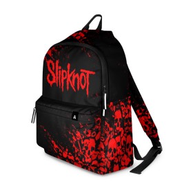 Рюкзак 3D с принтом SLIPKNOT в Петрозаводске, 100% полиэстер | лямки с регулируемой длиной, сверху петелька, чтобы рюкзак можно было повесить на вешалку. Основное отделение закрывается на молнию, как и внешний карман. Внутри два дополнительных кармана, один из которых закрывается на молнию. По бокам два дополнительных кармашка | slipknot | джей вайнберг | джеймс рут | джои джордисон | донни стили | кори тейлор | крис фен | крэйг джонс | мик томсон | пол греи | слипкнот | шон крэхан