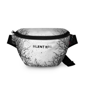 Поясная сумка 3D с принтом SILENT HILL в Петрозаводске, 100% полиэстер | плотная ткань, ремень с регулируемой длиной, внутри несколько карманов для мелочей, основное отделение и карман с обратной стороны сумки застегиваются на молнию | horror | pyramidhead | silent hill | silent hill 2 | silent hill 3 | survival horror | знаки | орден | пирамидоголовый | сайлент хилл | сайрэнто хиру | символы | ужасы | хоррор