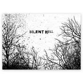 Поздравительная открытка с принтом SILENT HILL в Петрозаводске, 100% бумага | плотность бумаги 280 г/м2, матовая, на обратной стороне линовка и место для марки
 | horror | pyramidhead | silent hill | silent hill 2 | silent hill 3 | survival horror | знаки | орден | пирамидоголовый | сайлент хилл | сайрэнто хиру | символы | ужасы | хоррор
