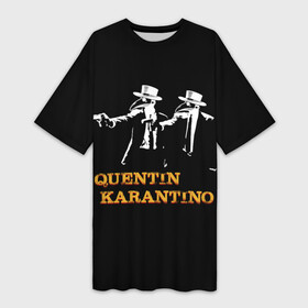 Платье-футболка 3D с принтом QUENTIN KARANTINO в Петрозаводске,  |  | covid 19 | karantino | mem | meme | memes | quentin | tarantino | вирус | доктор | карантин | карантино | квентин | кличко | коронавирус | криминальное | мем | мемы | тарантино | чтиво | чумной