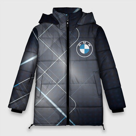 Женская зимняя куртка 3D с принтом BMW в Петрозаводске, верх — 100% полиэстер; подкладка — 100% полиэстер; утеплитель — 100% полиэстер | длина ниже бедра, силуэт Оверсайз. Есть воротник-стойка, отстегивающийся капюшон и ветрозащитная планка. 

Боковые карманы с листочкой на кнопках и внутренний карман на молнии | abstract | bmw | bmw 2020 | car | geometry | motorsport | sport | texture | абстракция | авто | автомобиль | бмв | геометрия | моторспорт | новый лого bmw | спорт | текстура
